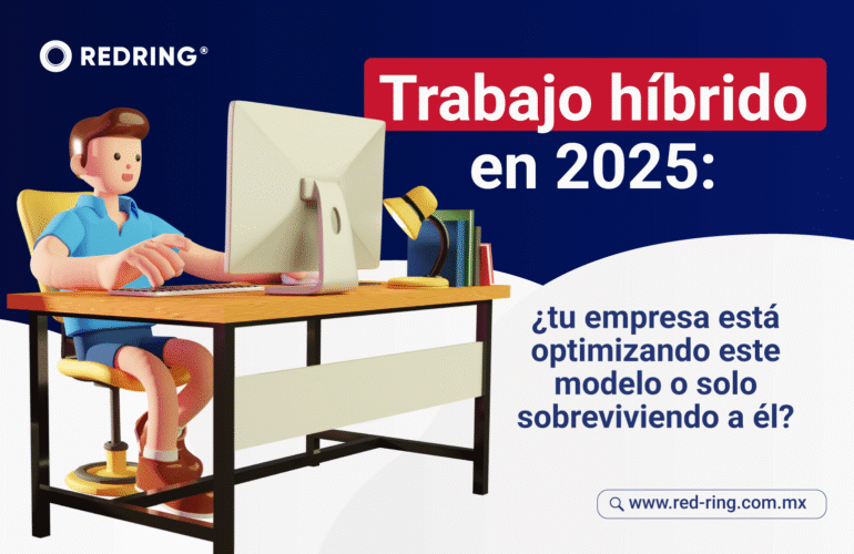 El modelo híbrido no es una tendencia: es una realidad establecida. En 2025, más del 65 % de las empresas mexicanas implementan alguna forma de esquema flexible. Pero el gran reto no es implementarlo, sino gestionarlo correctamente.